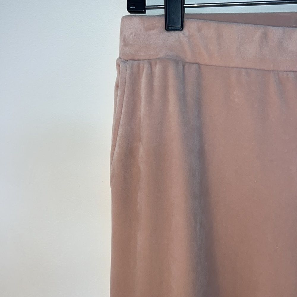 Women’s M Luxe Luxury Butter soft velour Pink sweatshirt & jogger pants - Picture 8 of 13